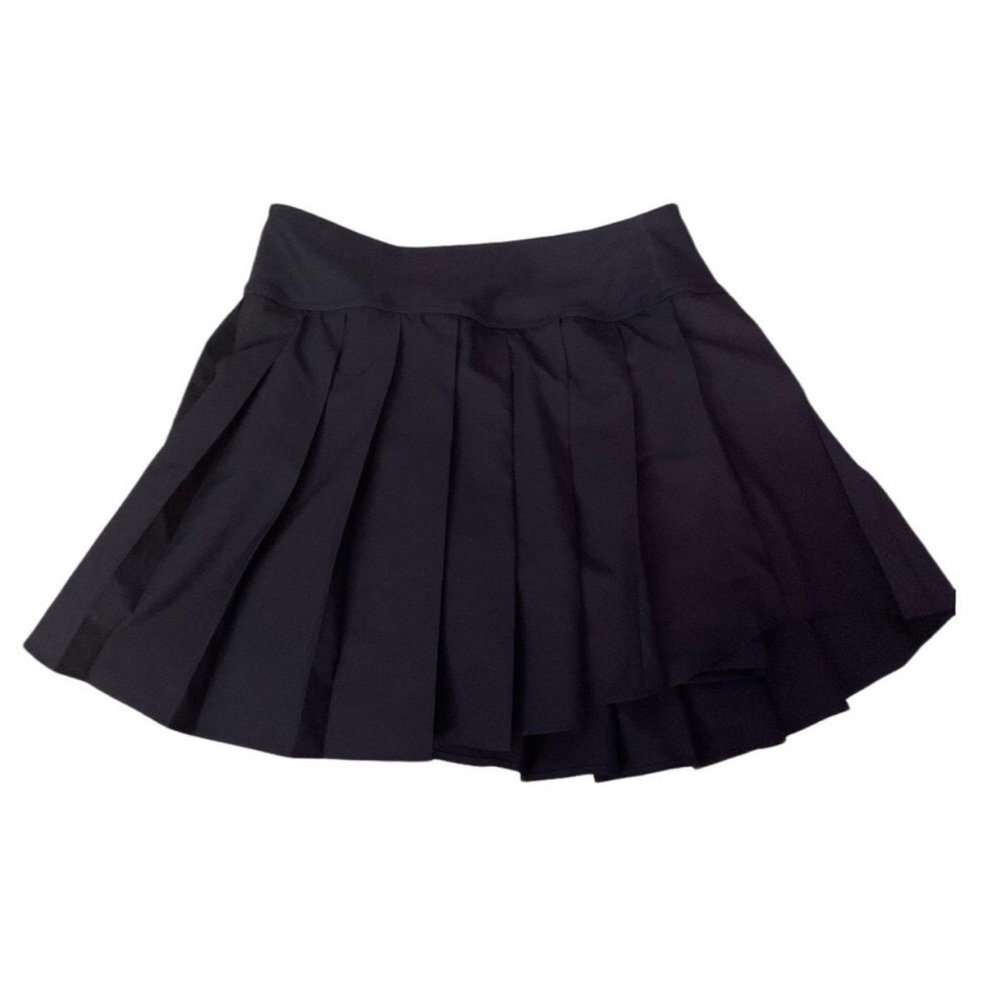 Lululemon Court Rival High Rise Tennis Skirt Lightweight Black Long Size 6 - Picture 12 of 16